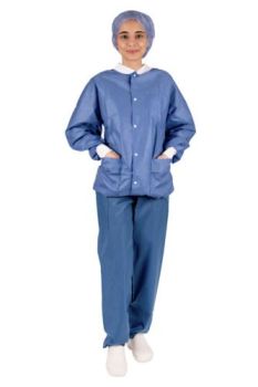 Blouson bloc SMS bleu; Taille L cdt:30